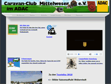 Tablet Screenshot of cc-mittelweser.de